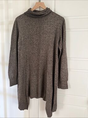 Apt. 9 Brown Marled Turtleneck Sweater